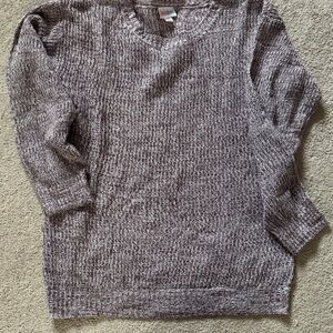 LuLaRoe Gray Crew Neck Sweater
